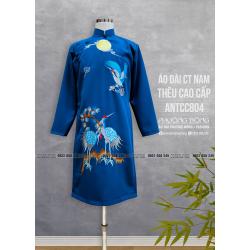 Áo Dài Cách Tân Nam Thêu Cao Cấp ANTCC804